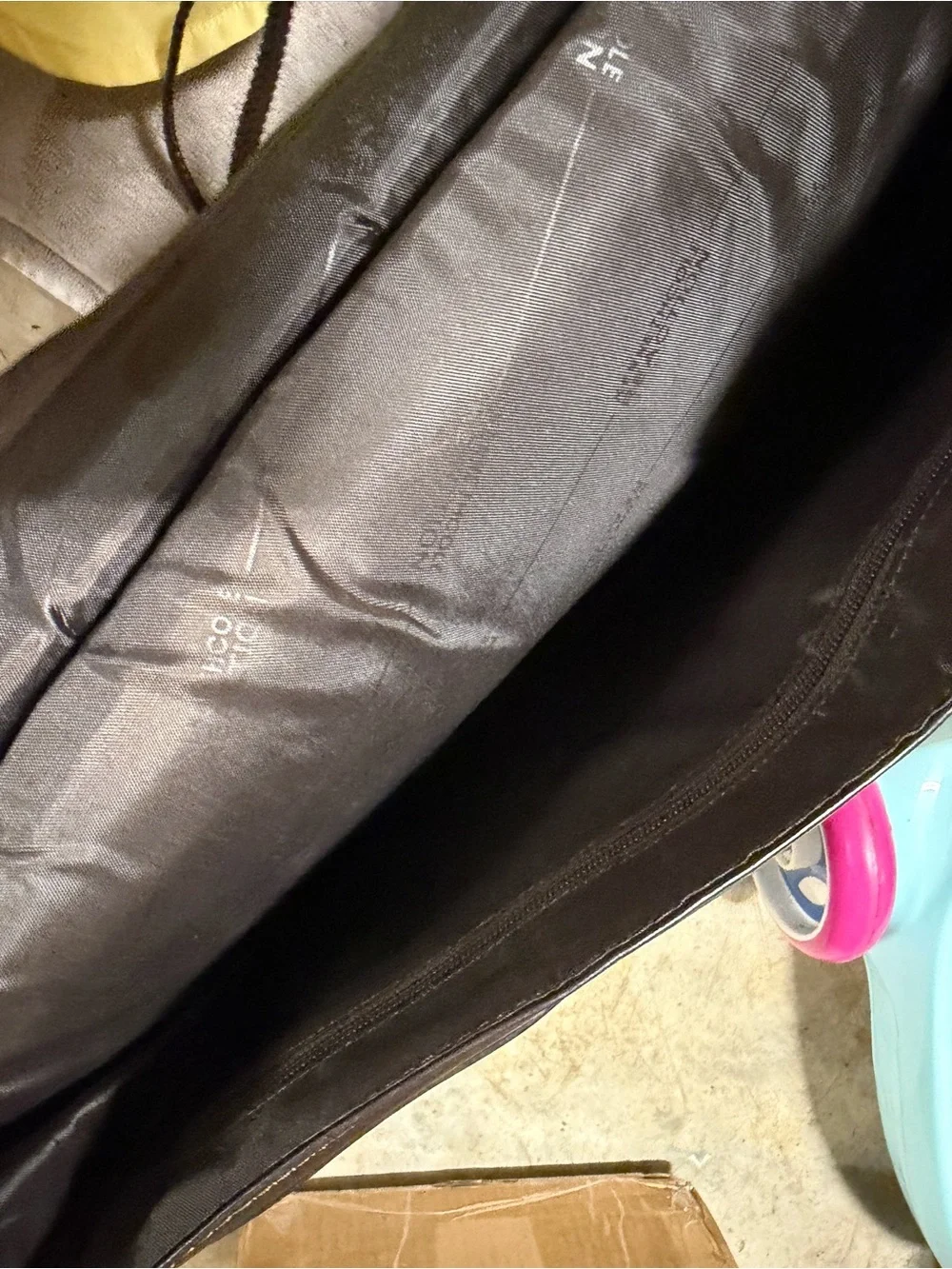 Kenneth Cole Reaction Brown Leather Laptop Business Messenger Bag Briefcase 16